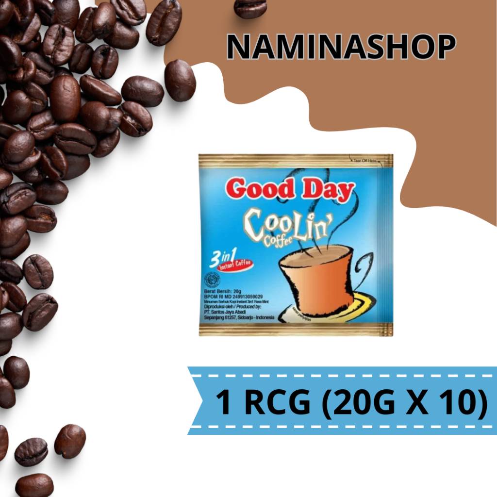 

GOOD DAY KOPI INSTANT 3 IN 1 COOLIN RCG 10x20g