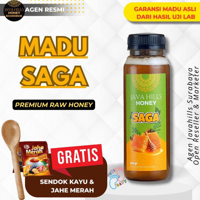 

Javahills Madu Saga Daun saga herbal raw honey javahillshoney JAVA HILLS HOENY 320GR