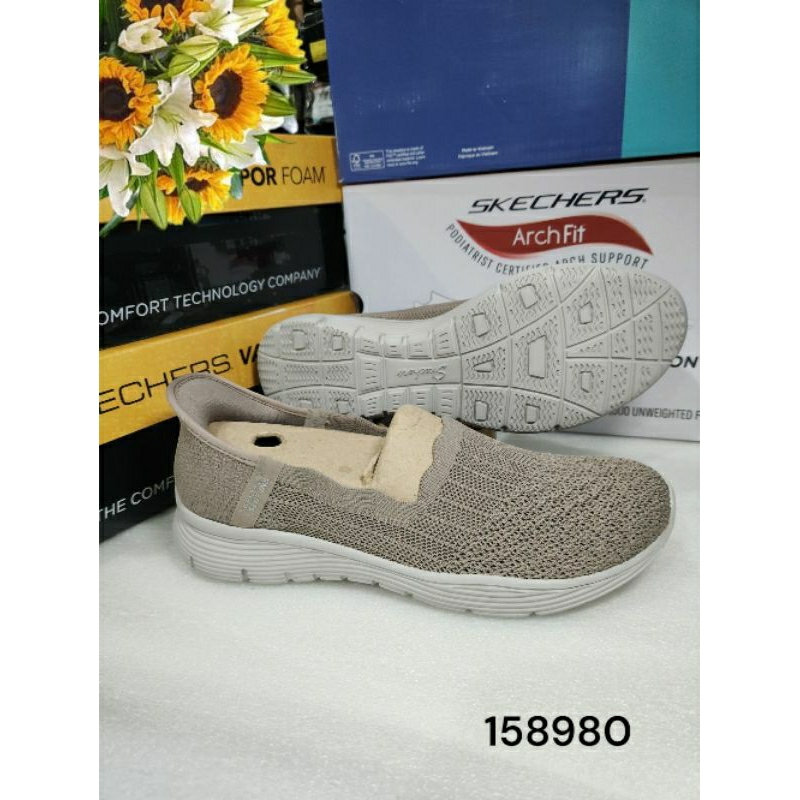Promo Sepatu Skechers SEAGER BELIEVE IT- Skechers 158980- Skechers Original murah