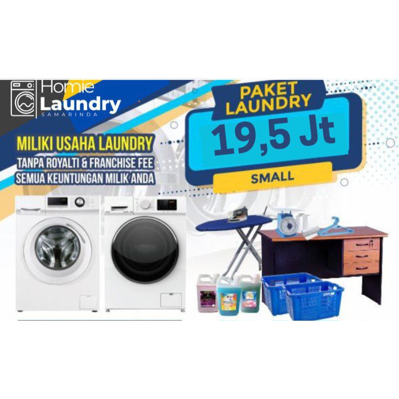 Paket usaha laundry small untuk pemula
