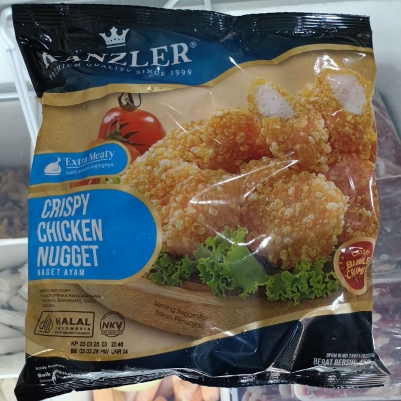

KANZLER CHICKEN NUGGET CRISPY 450GR