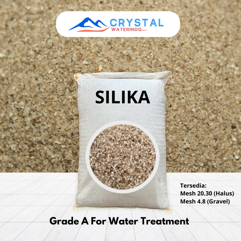 MEDIA FILTER PASIR SILIKA- Silika Sand/Pasir Silika/Pasir Kuarsa - Filter Air Sumur - Media Penjerni