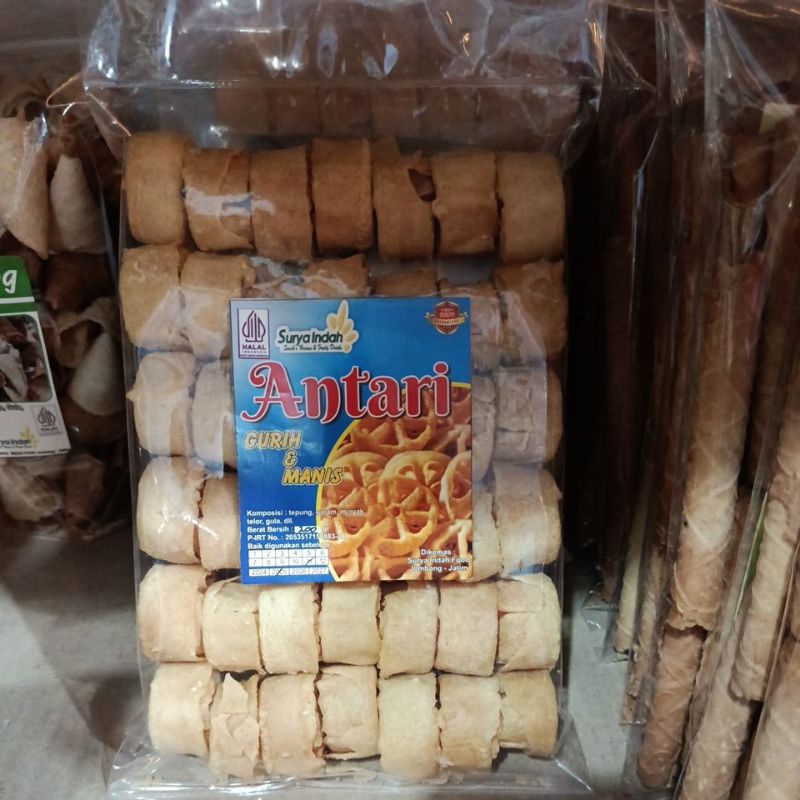 

kue antari 200gr Gurih dan Manis Surya Indah Jombang