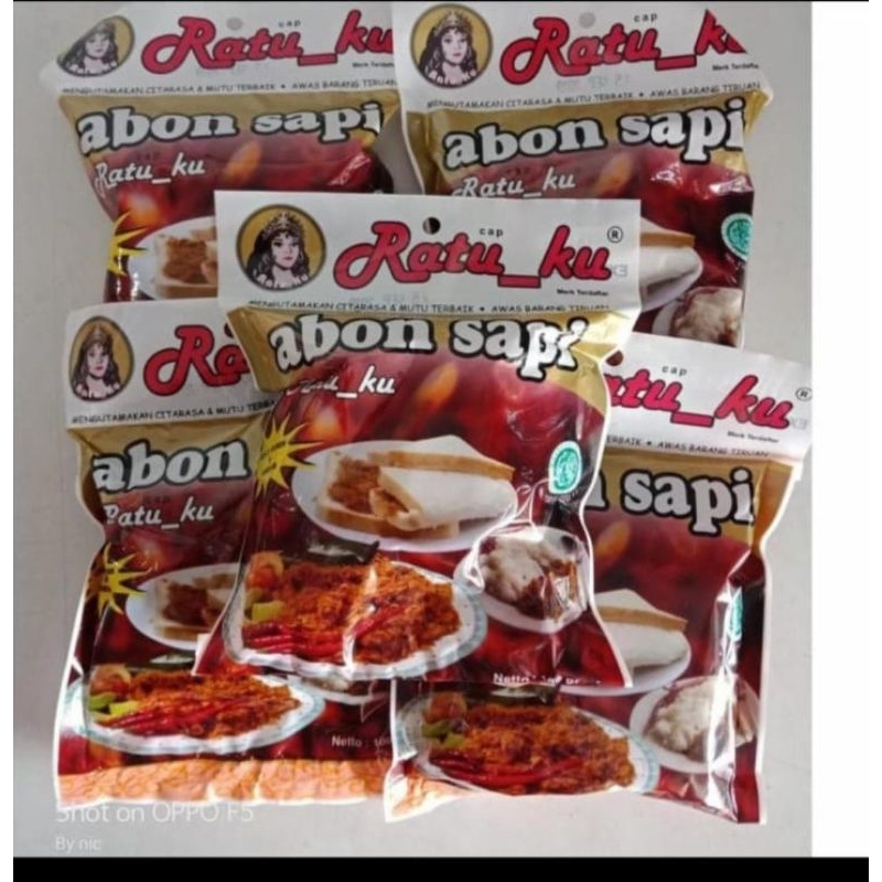 

2bks abon sapi ratu_ku 100gram toping nasi sarapan anak