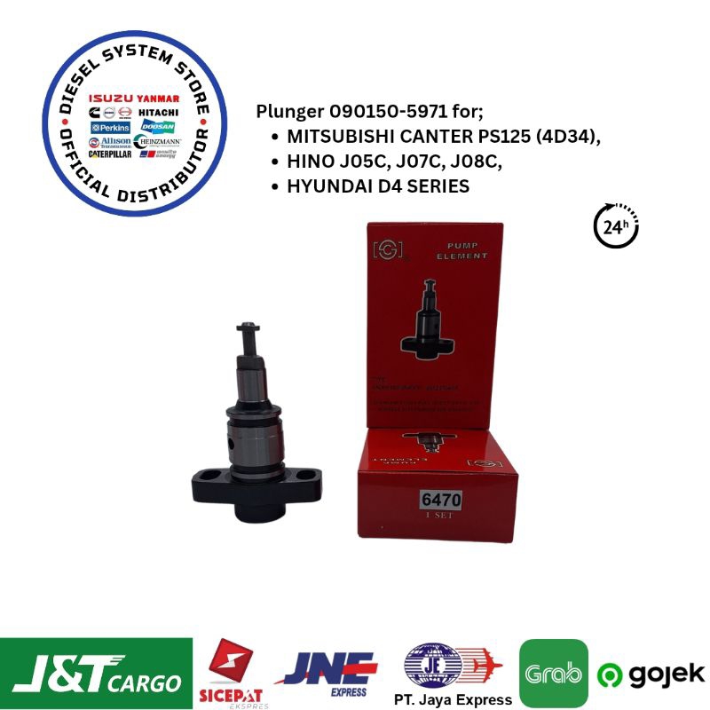 [Plunger 090150-5971] Plunger Canter PS 125 Kualitas Tinggi