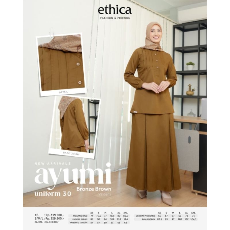 ETHICA UNIFORM 30 BRONZE BROWN SETELAN ETHICA UNIFORM 30