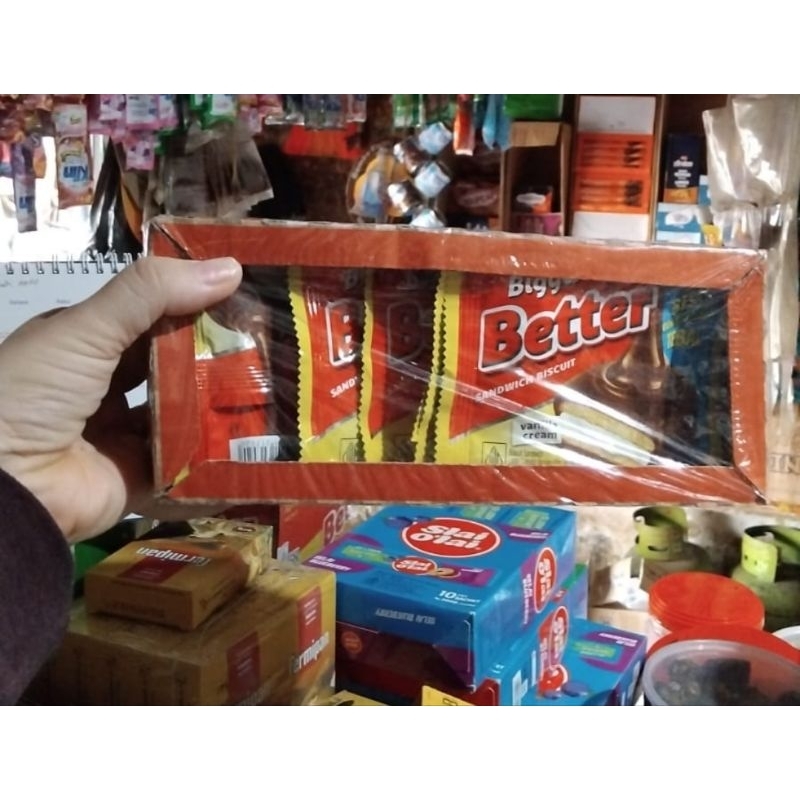 

Better sandwich biskuit, biskuit coklat, makanan ringan, makanan kering