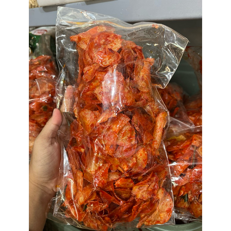 

Jual Keripik Singkong Balado - Keripik Pedas / Camilan Pedas Manis / Canilan Keripik / Camilan Viral