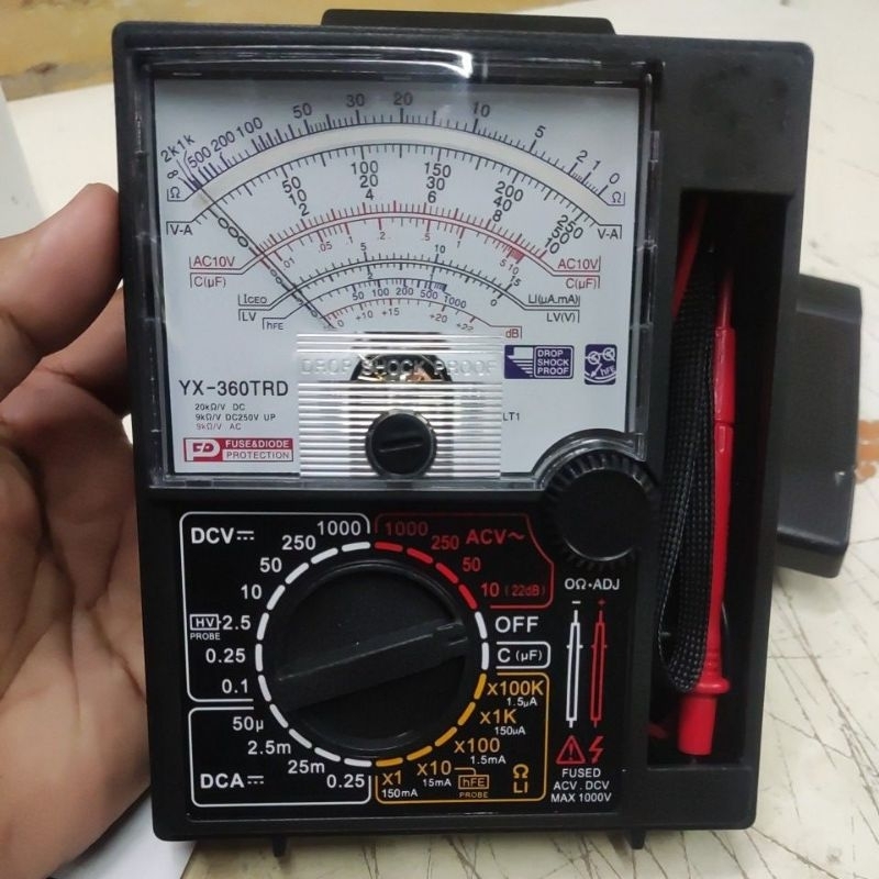 MULTITESTER MULTIMETER SANWA SAMWA SANWAI YX-360TRD ANALOG