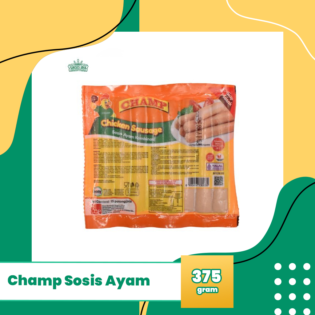 

Sosis Ayam atau Sapi Merk Champ Sosis Kombinasi