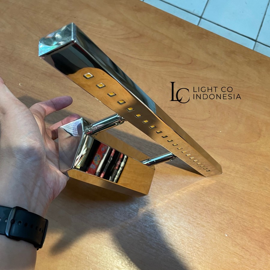 Lampu Wastafel Dinding Led 7w 55cm Putih Mirror Light Bathroom
