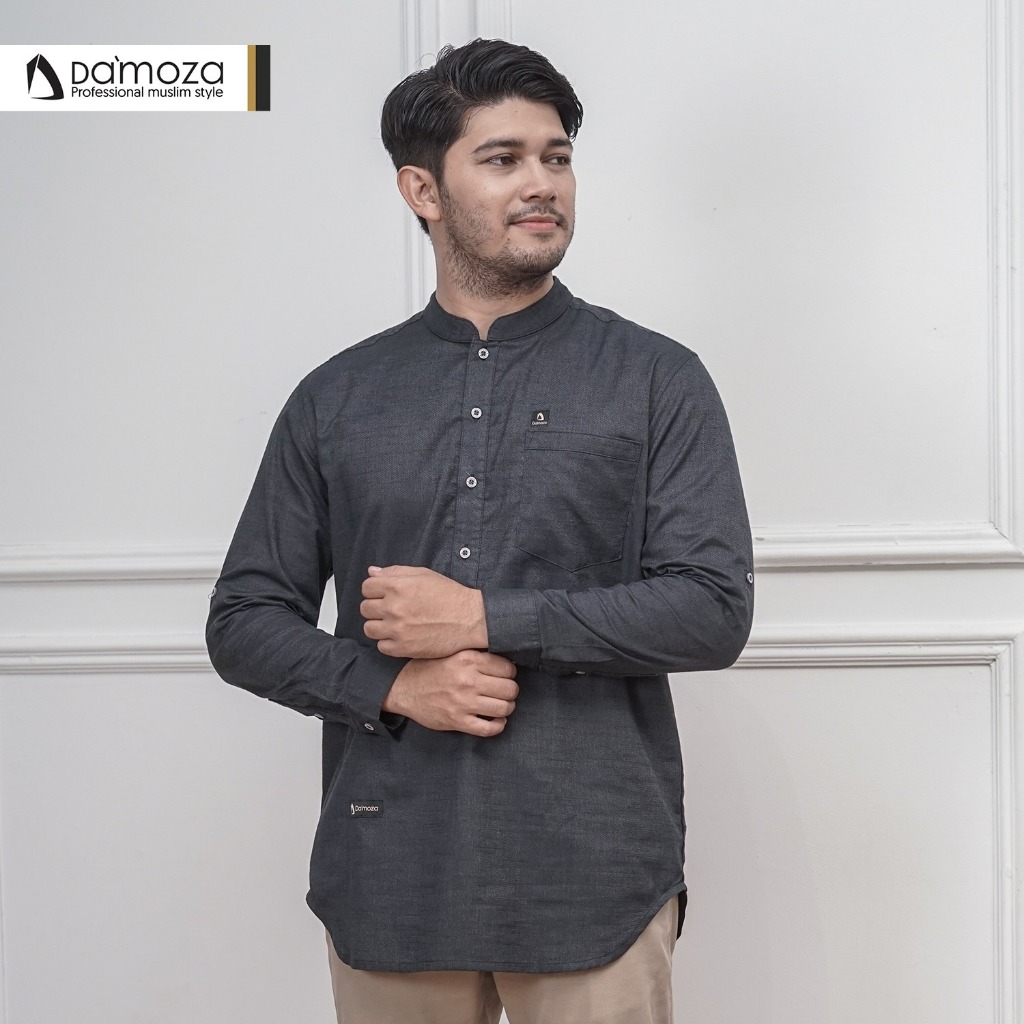 KOKO DAMOZA Alsaqy Black Onyx / Baju Damoza / Couple Muslim - shafeeaofficial
