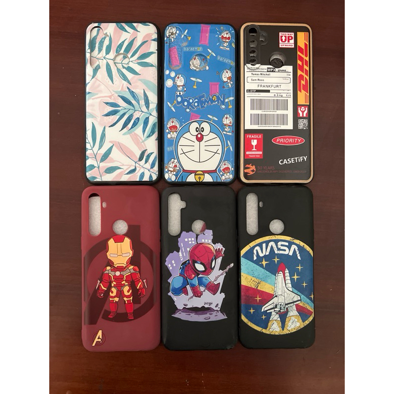 REALME 5 5i C3 CASE MOTIF KARAKTER CEWEK COWOK DORAEMON SUPERHERO REALME 5I 5 C3