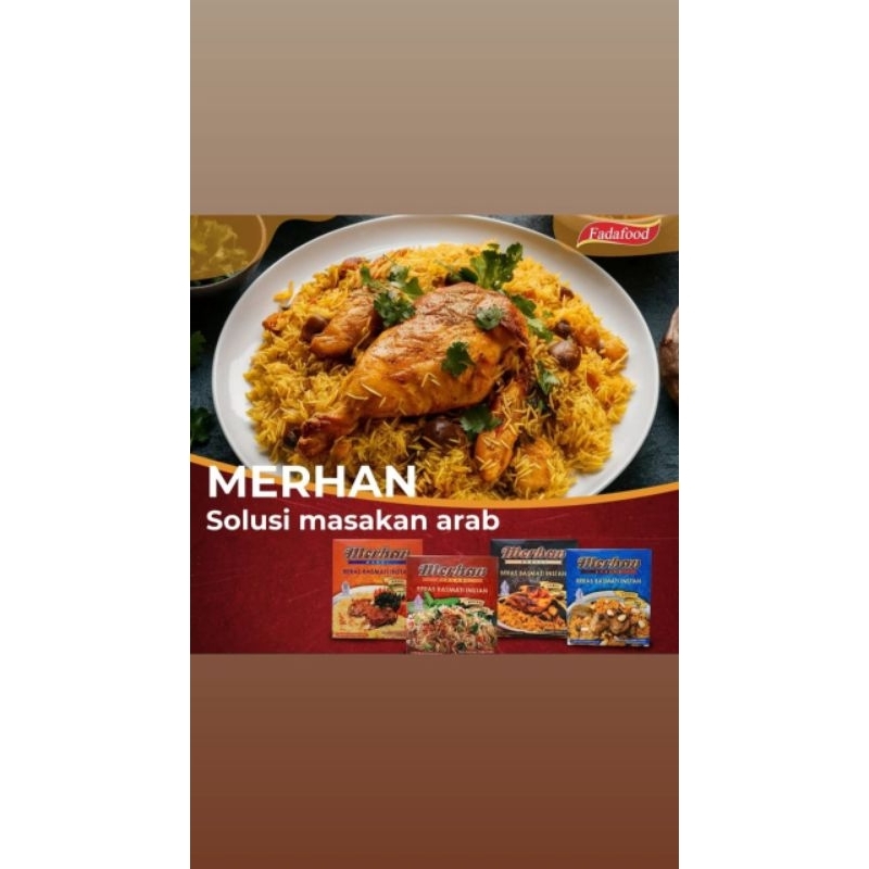 

Merhan Nasi Kabuli Original 500 gr - Paket beras basmati dan bumbu kabuli