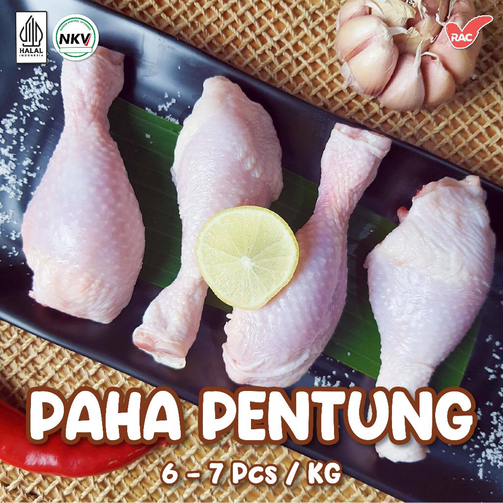 

Paha Ayam Bagian Bawah | Paha Pentung 1 kg Fresh