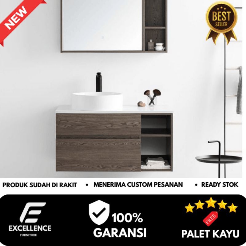 kabinet wastafel minimalis modern / kabinet kamar mandi