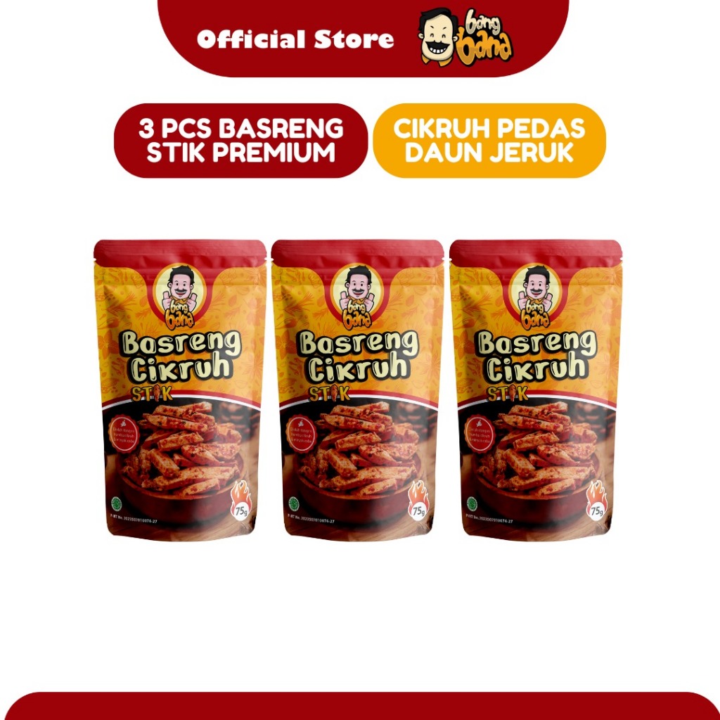 

Paket Bundling Hemat Basreng Stik pedas Cikruh Daun Jeruk Kemasan Premium 75 Gram