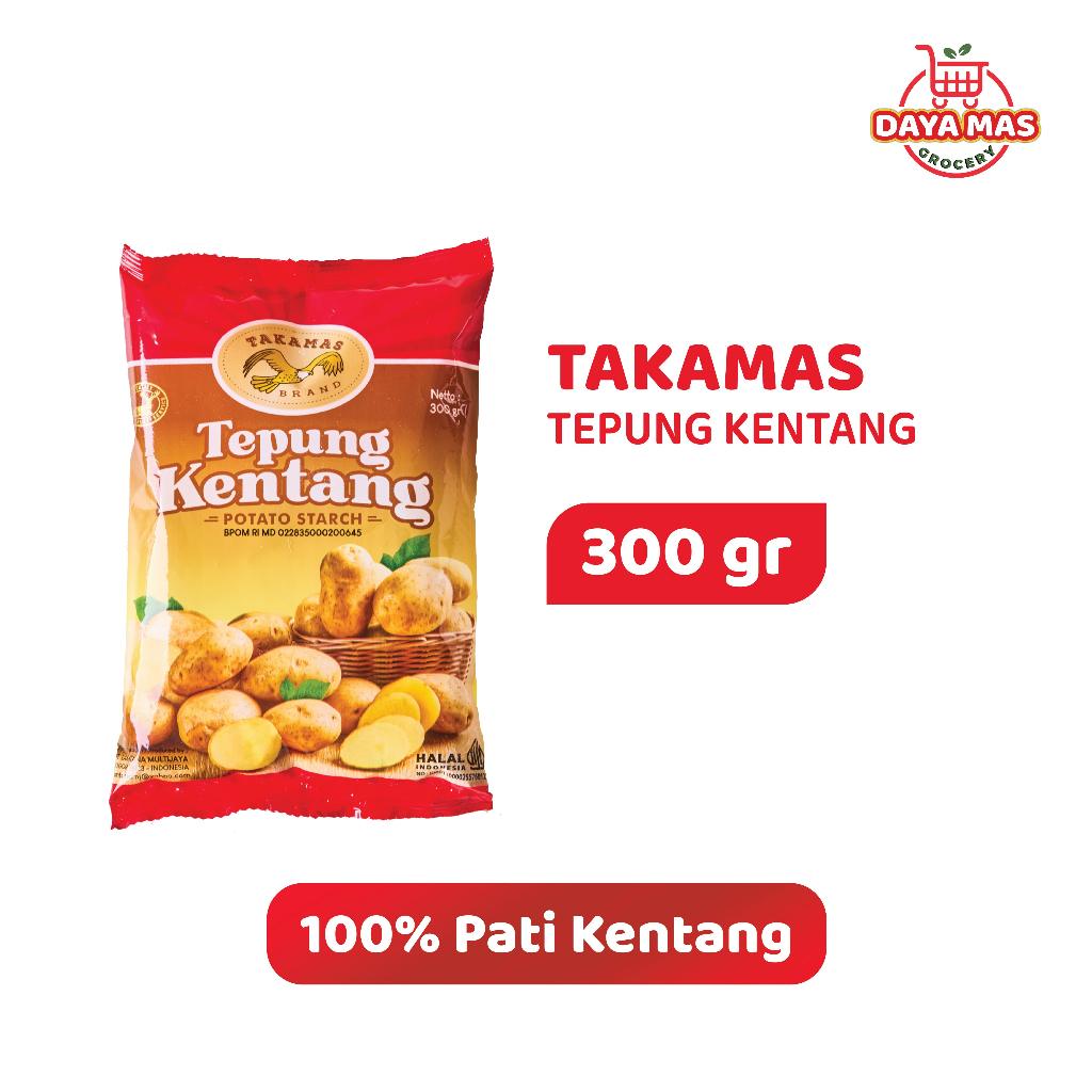 Tepung Kentang Takamas | Pati Kentang | Tepung Kentang Uk 300 gr