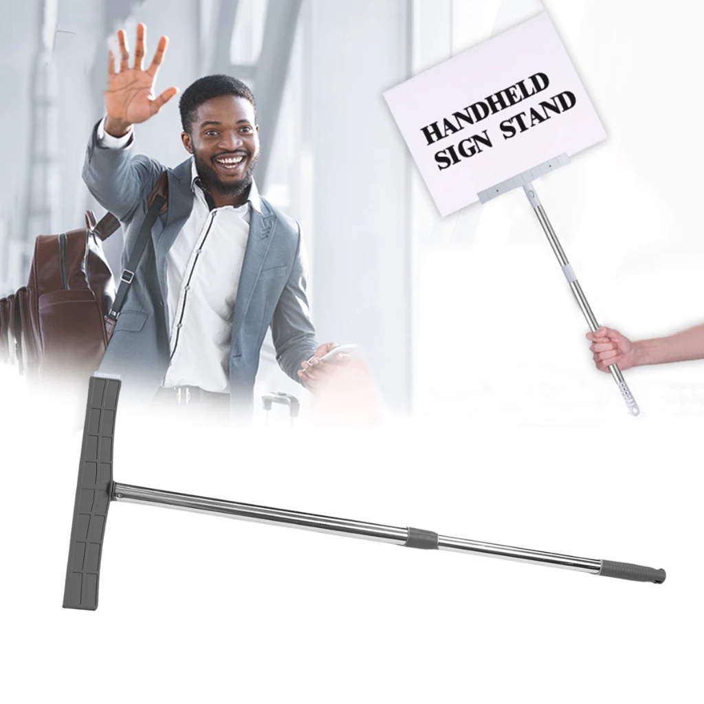 

Standing Sign Board Pop Up Frame Promosi dan Genggam Papan Yang Diangkat Di Tangan Tiang Iklan Teleskopik