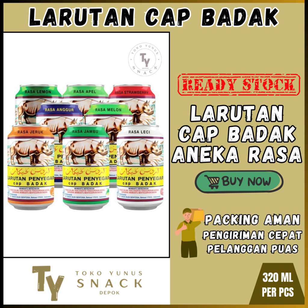 

LARUTAN CAP BADAK KALENG ALL VARIANT @320ML