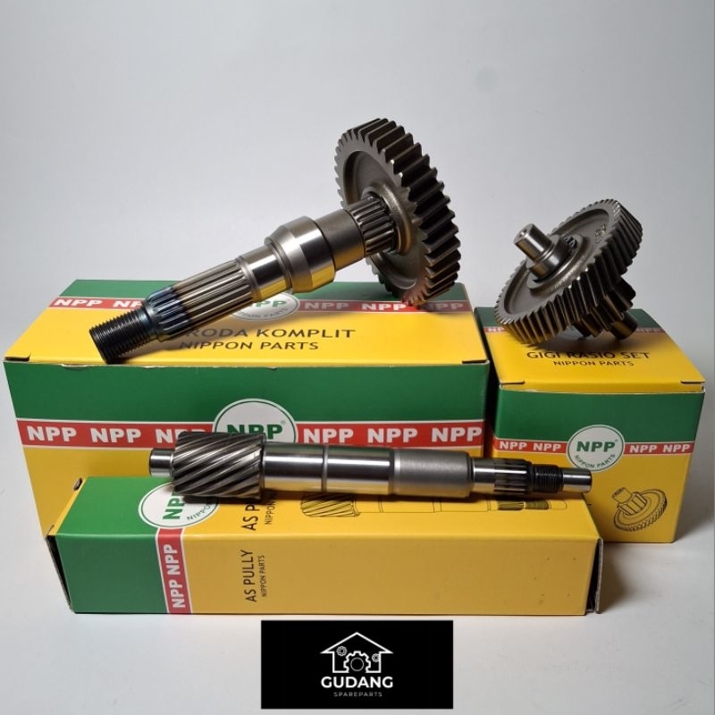 Ger Rasio Komplit/ Gigi Rasio Komplit Mio M3 / Mio 125 / Soul GT 125 2PH NPP Gear Rasio/ Rasio Set K