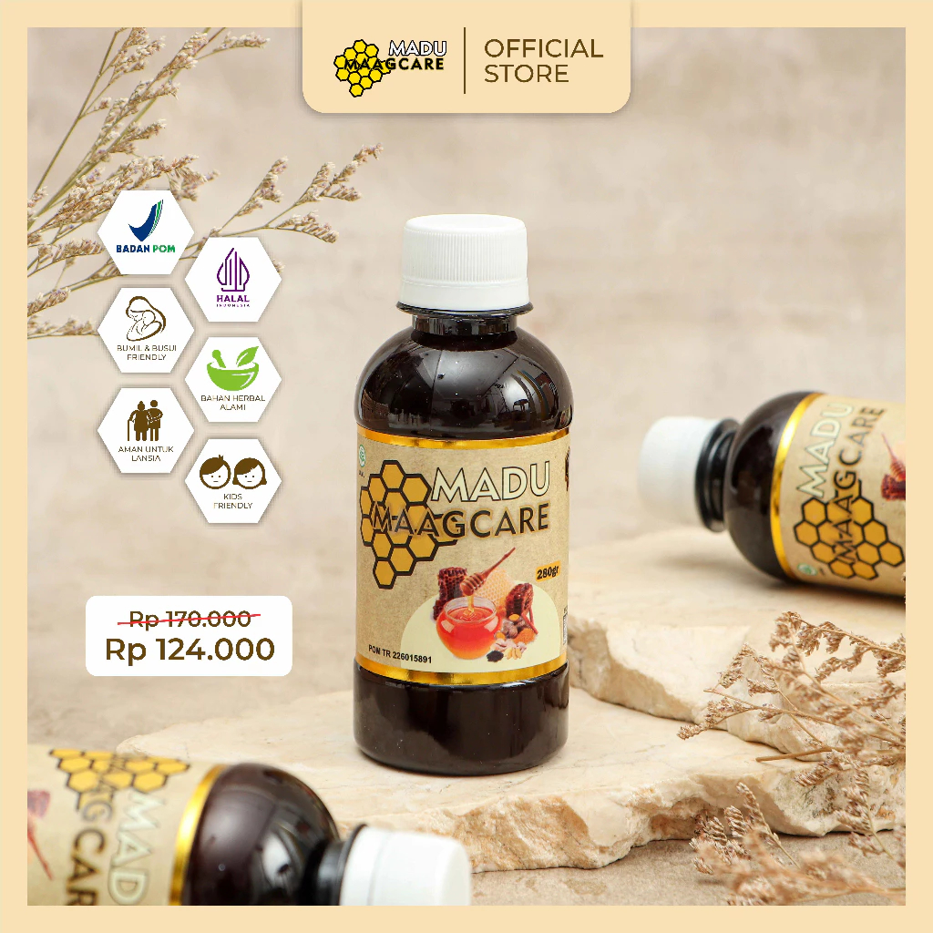 

Maagcare Original Madu Maag Gerd Kronis Obat Anxiety
