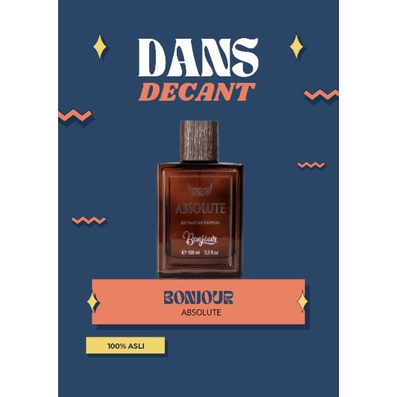 DECANT PARFUME BONJOUR ABSOLUTE