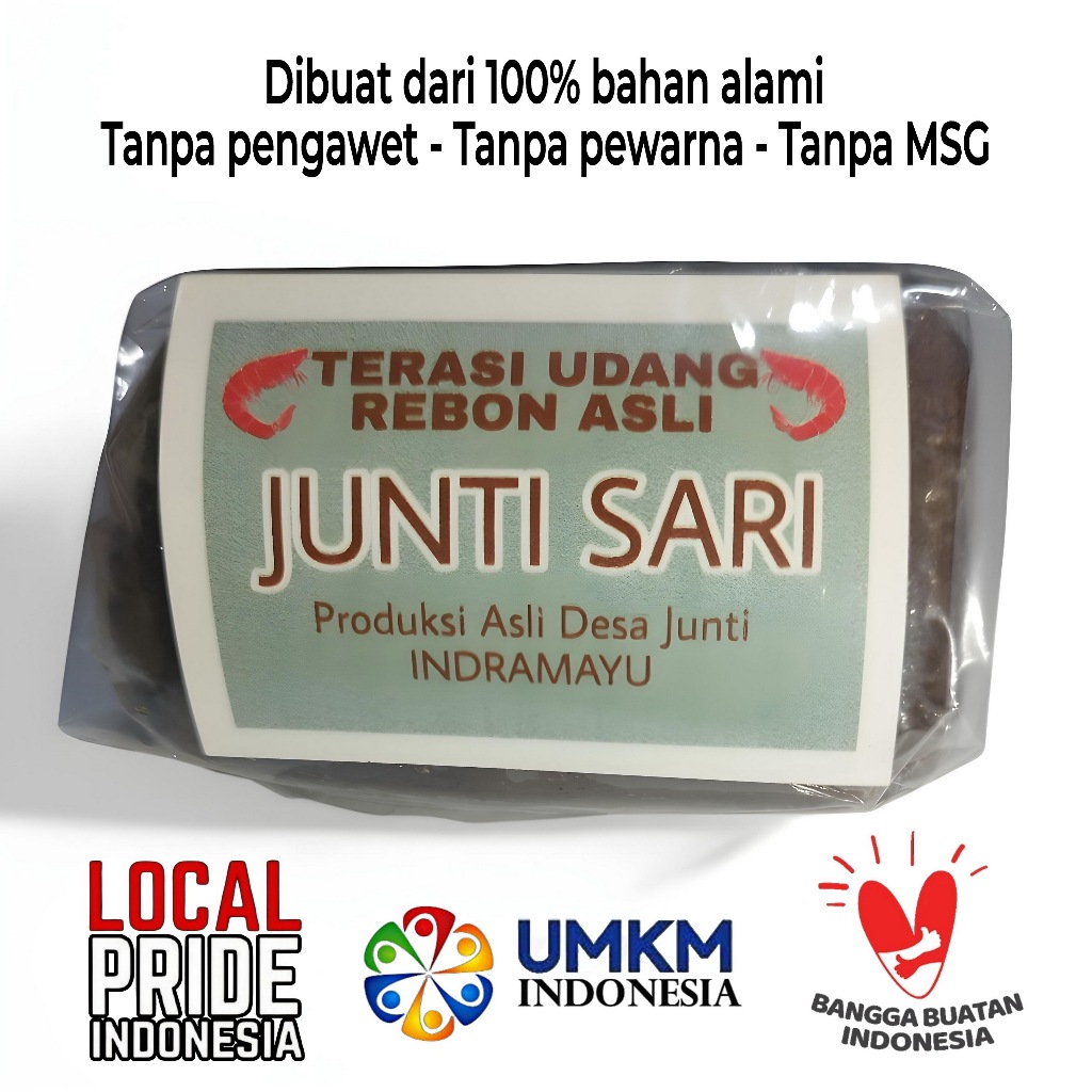 

Terasi Udang Rebon Belacan Asli Fermentasi Alami 250Gr Khas Junti Indramayu - Cirebon Original Rebon