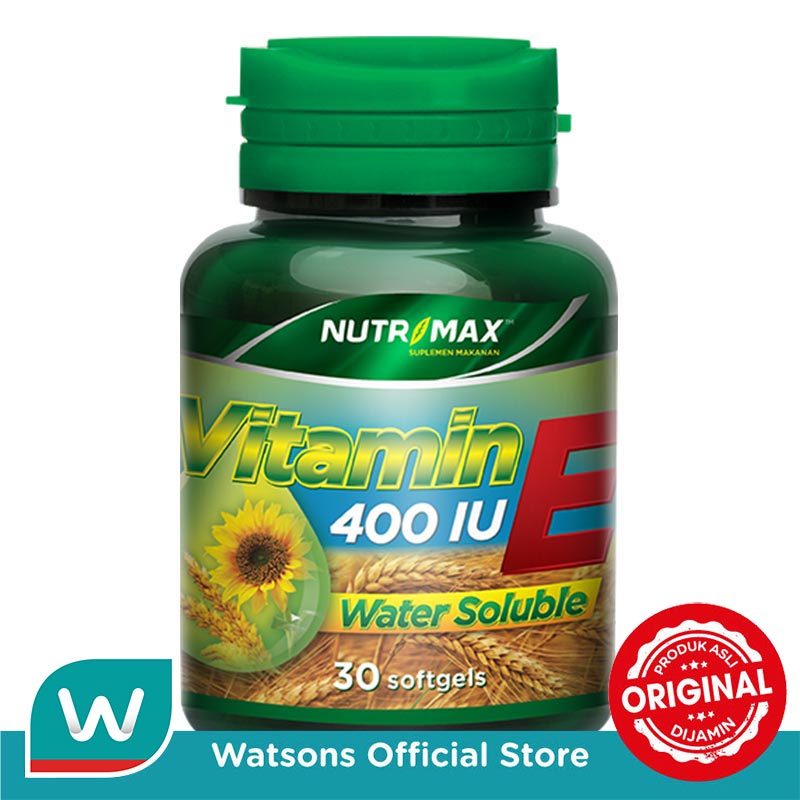Nutrimax Vitamin E 400 IU Water Soluble 30 Softgel