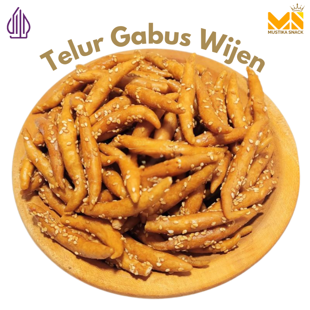 

Telur Gabus Gula Merah Wijen Manis Gurih 1Kg