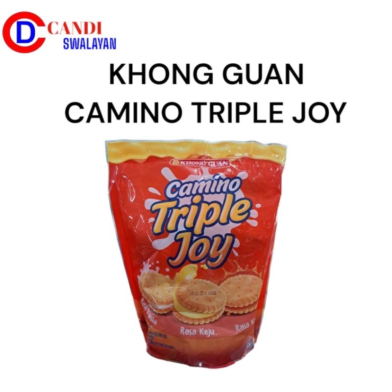 

KHONG GUAN Camino Triple Joy 120gr ( 6pcs @20g )