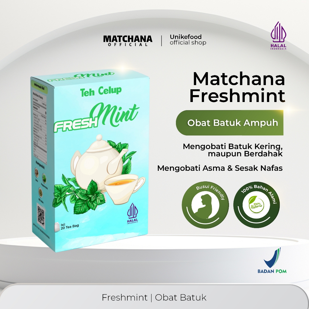 Obat Batuk Ampuh | Matchana Freshmint, Obat Batuk Ibu dan Anak, Obat Batuk Herbal, Obat Batuk Pilek