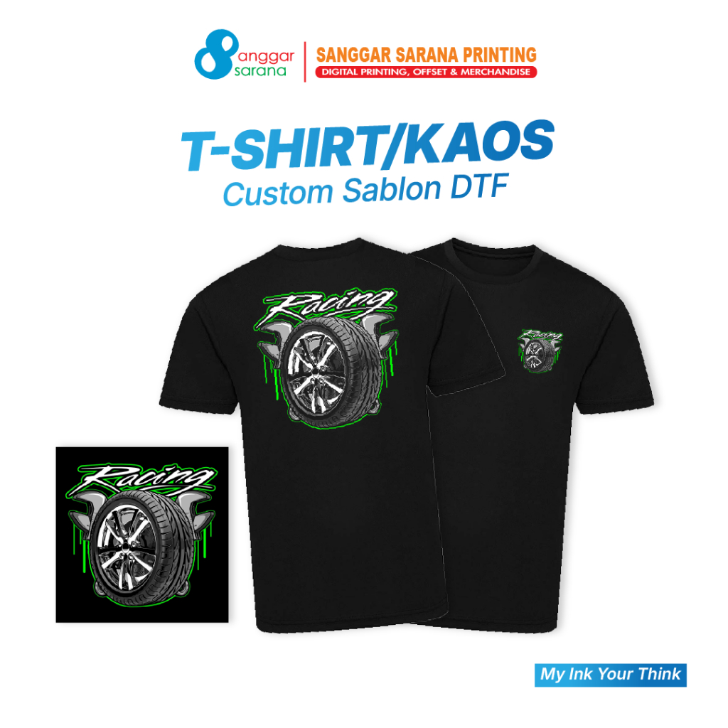 SSP T-Shirt / Kaos Custom DTF Kaos Pria Wanita Custom DTF Kaos Komunitas Kaos Family Gathering