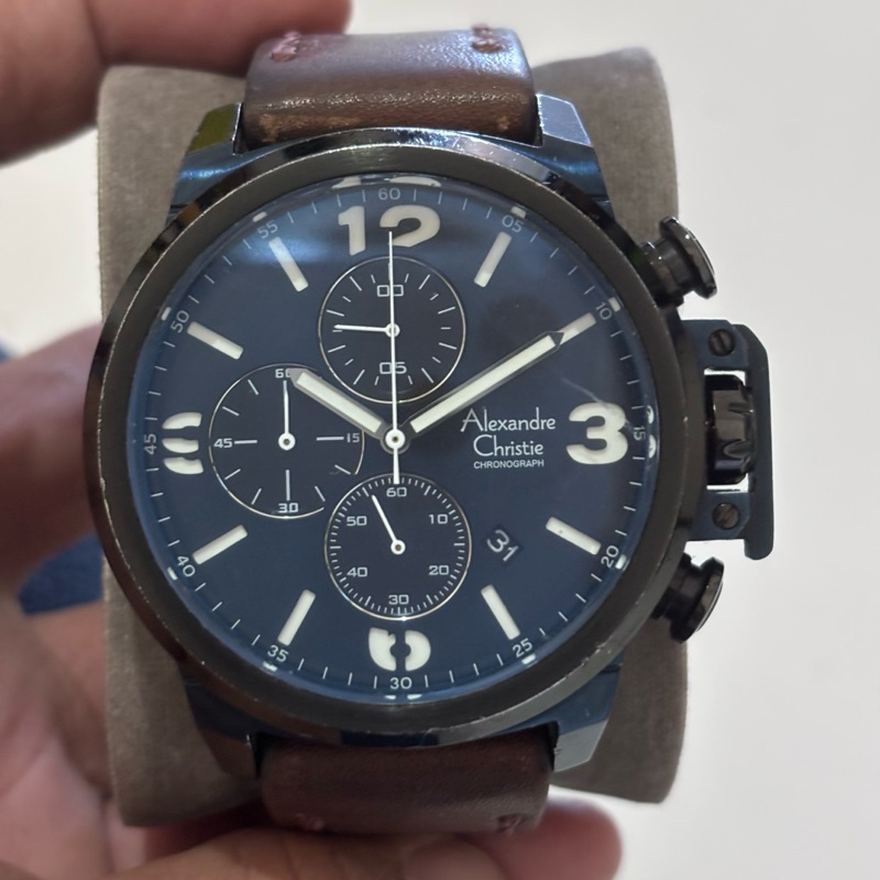 SOLD OUT Preloved Alexandre christie AC Kulit Pria 6280 / AC6280 second original fullset