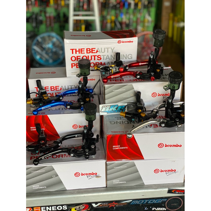 MASTER REM COPY RCB S1SET BREMBO ACCOSATO 1 tabung Acosato handle kopling set kanan/kiri universal