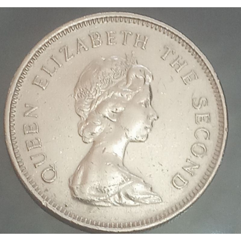 koin hongkong 1 dollar tahun 1978..