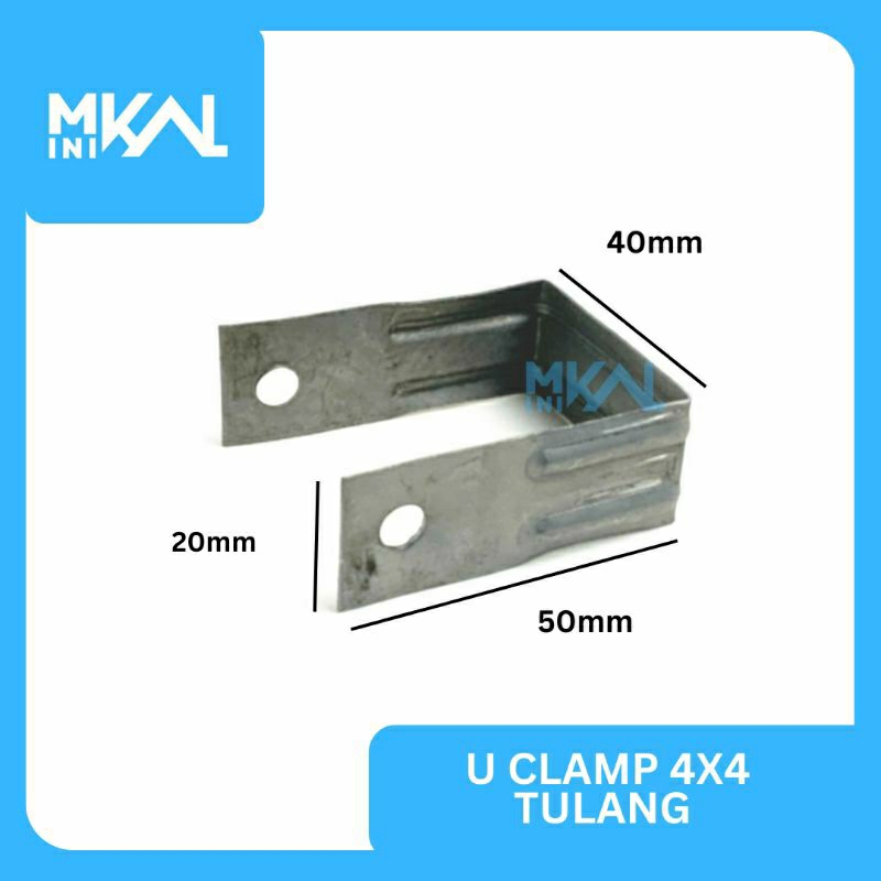 U CLAMP /Klem / Klip bracket 4x4 TULANG Untuk Holo Profil Plafon