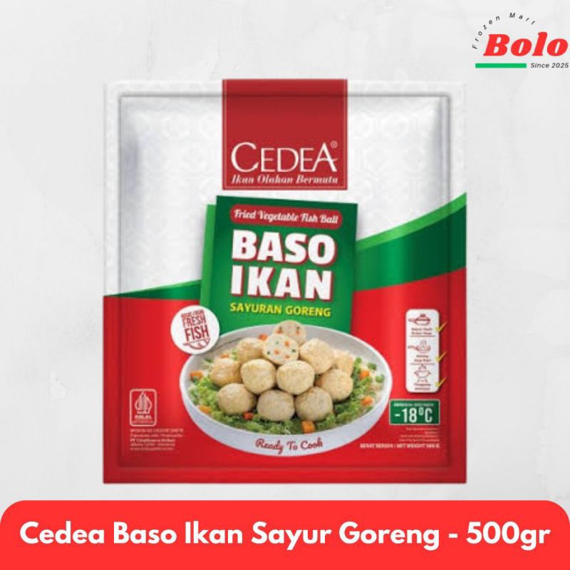 

Cedea Baso Ikan Sayuran Goreng - 500gr