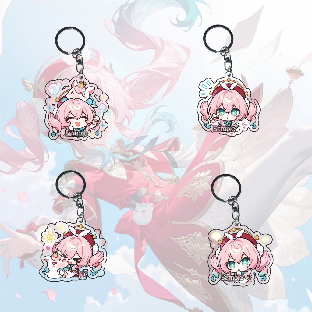 Gantungan Kunci Honkai Star Rail Hyacine - Ganci - Key Chain - Anime - Game - HSR
