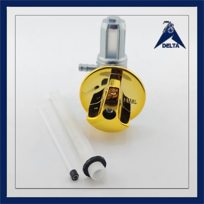 KRAN BENSIN TIGER REVO GOLD PLUS FILTER - KRAN BENSIN TIGER REVO TIGER NEW PLUS FILTER BENSIN GOLD