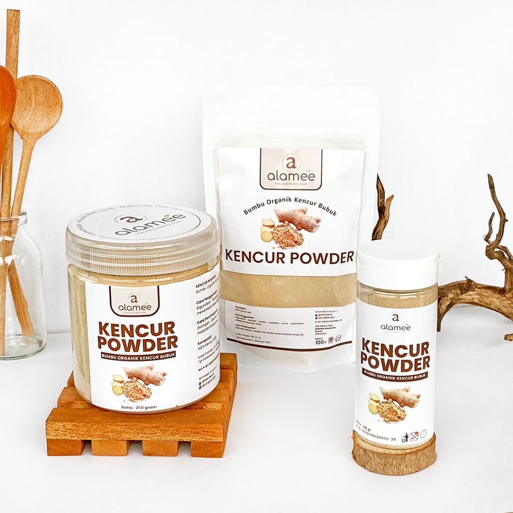 

ALAMEE Kencur Bubuk Bumbu Masak Dapur Organik Murni Asli Tanpa Campuran Seasoning Powder Spice