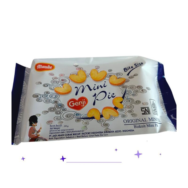 

Monde Genji mini bite size original mini pie 50gr