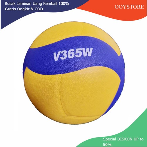 MIKASA Bola voli V365W ORIGINAL bola volly mikasa original import bonus jaring & pentil