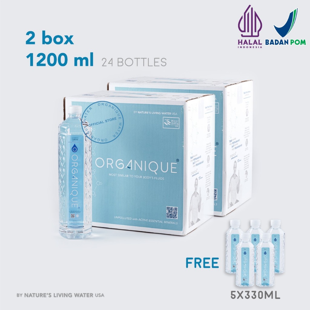 

Organique Water ( 2 box 1200 ml )