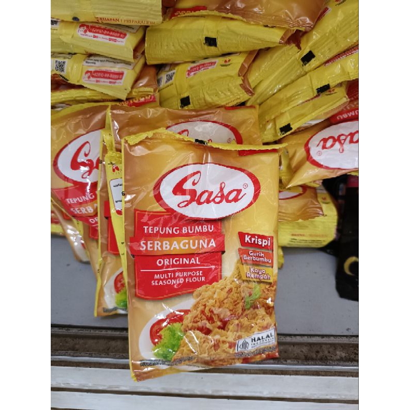 

tepung bumbu serba guna sasa( satu renteng isi 10sc)