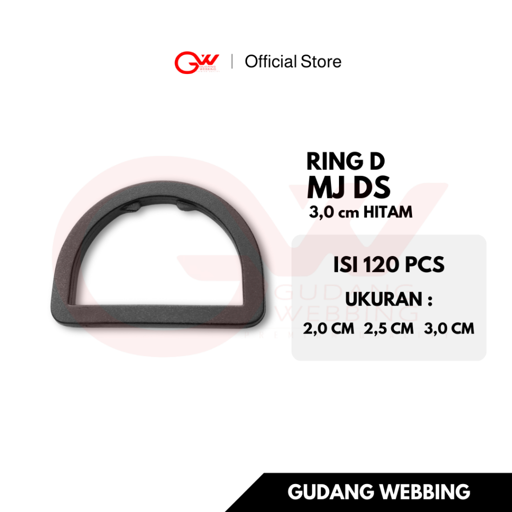 RING D PLASTIK / RING D 3 CM / MJ DS 3,0 CM ACT