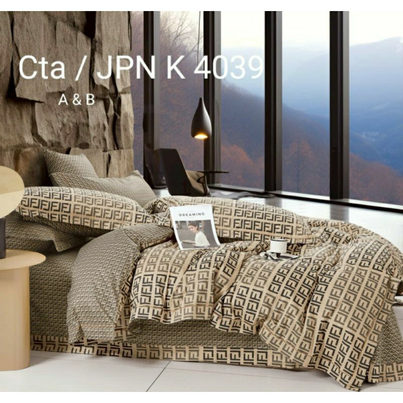 sprei katun jepang asli set bedcover
