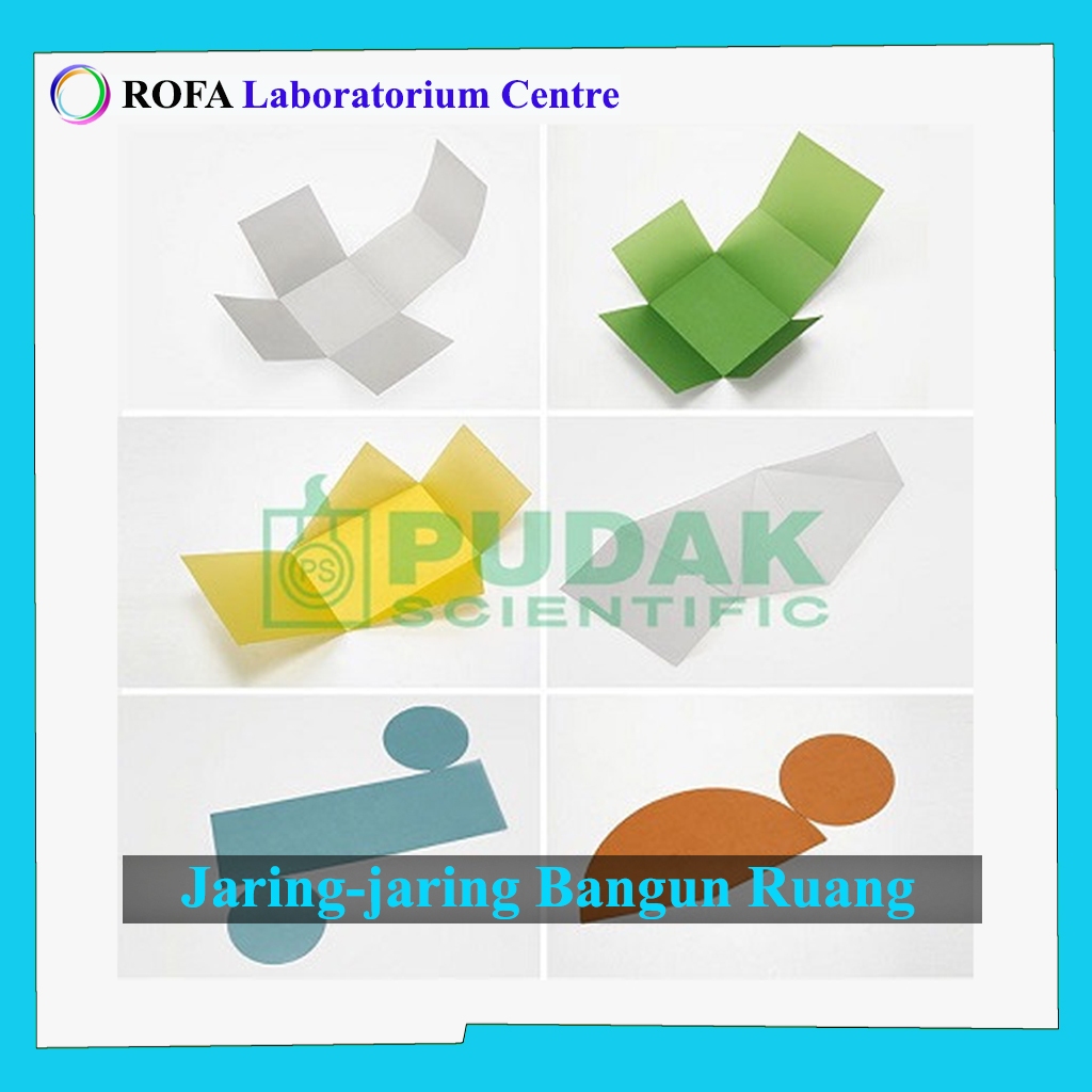 Jaring-Jaring Bangun Ruang / Model Bangun Ruang / Alat Matematika