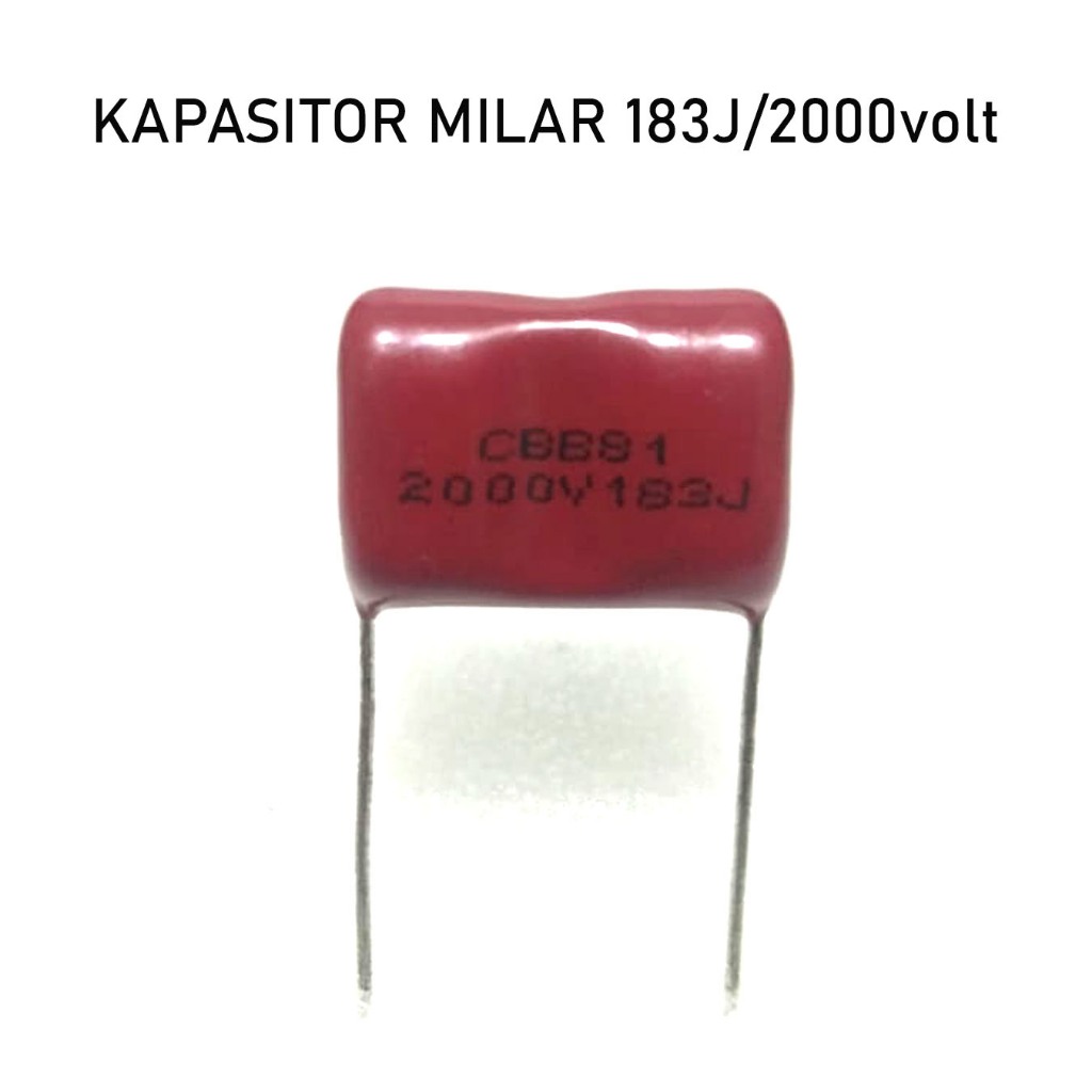 (1pcs) Kapasitor Milar183/2000 V Capasitor MILAR 183J 2000 Volt