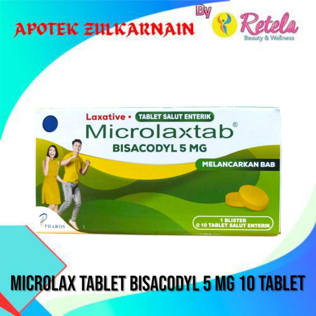 MICROLAX TABLET BISACODYL 5 MG 10 TABLET